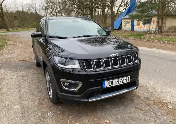 dolnośląskie Jeep Compass cena 85900 przebieg: 156000, rok produkcji 2018 z Syców